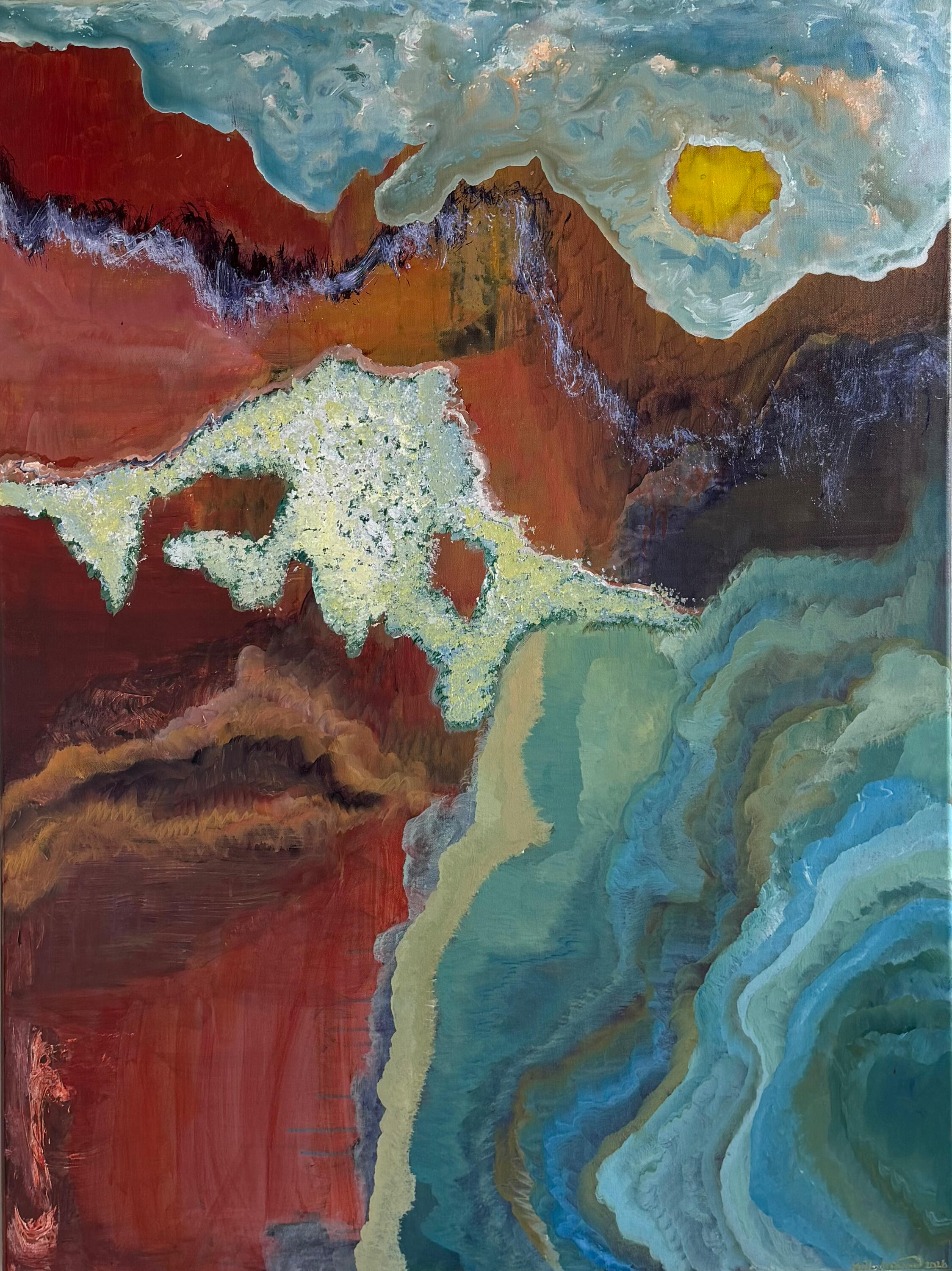 SING! (2026) 30x40in acrylic on canvas