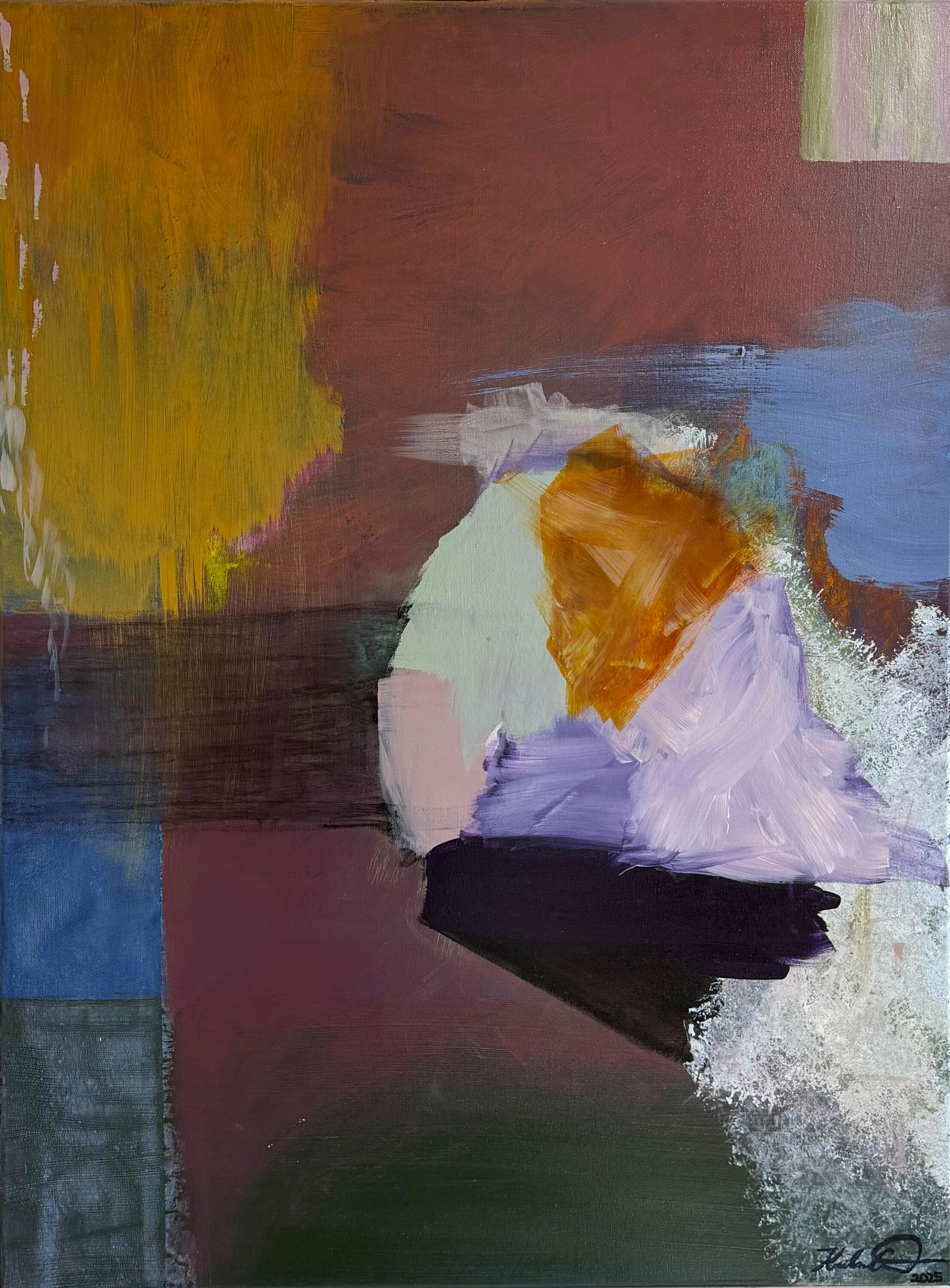 Simple Joys (2025) 30x40in acrylic on canvas